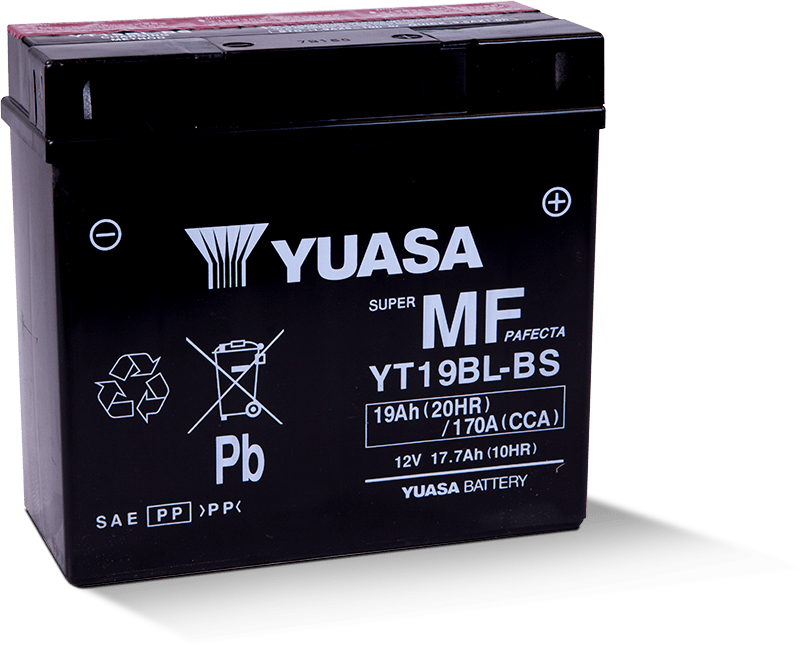 AKUMULATORS YUASA YT19BL-BS 12V 17.7Ah MAINTENANCE FREE