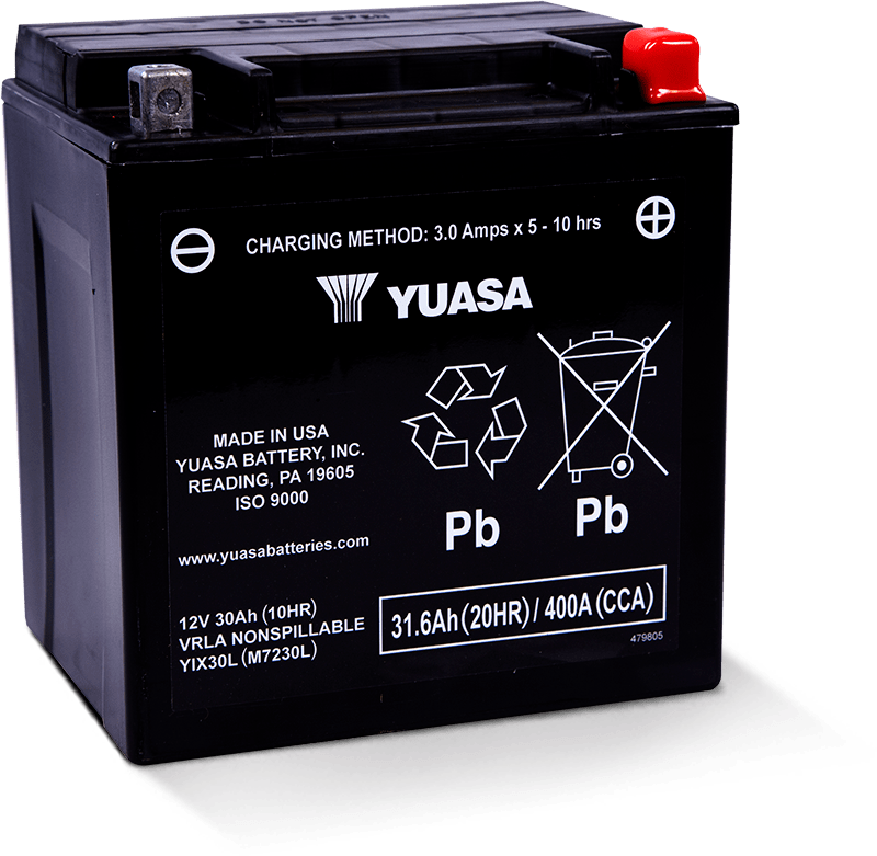 AKUMULATORS YUASA YIX30L 12V 31.6Ah MAINTENANCE FREE