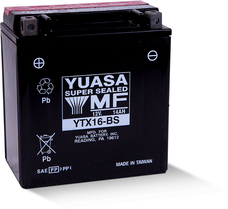 AKUMULATORS YUASA YTX16-BS 12V 14Ah MAINTENANCE FREE