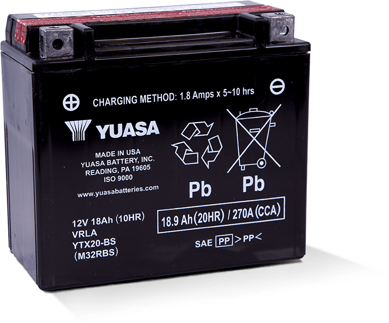 AKUMULATORS YUASA YTX20-BS 12V 18Ah MAINTENANCE FREE