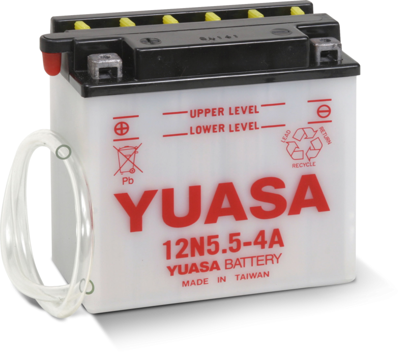 AKUMULATORS YUASA 12N5.5-4A 12V 5.5Ah CONVENTIONAL