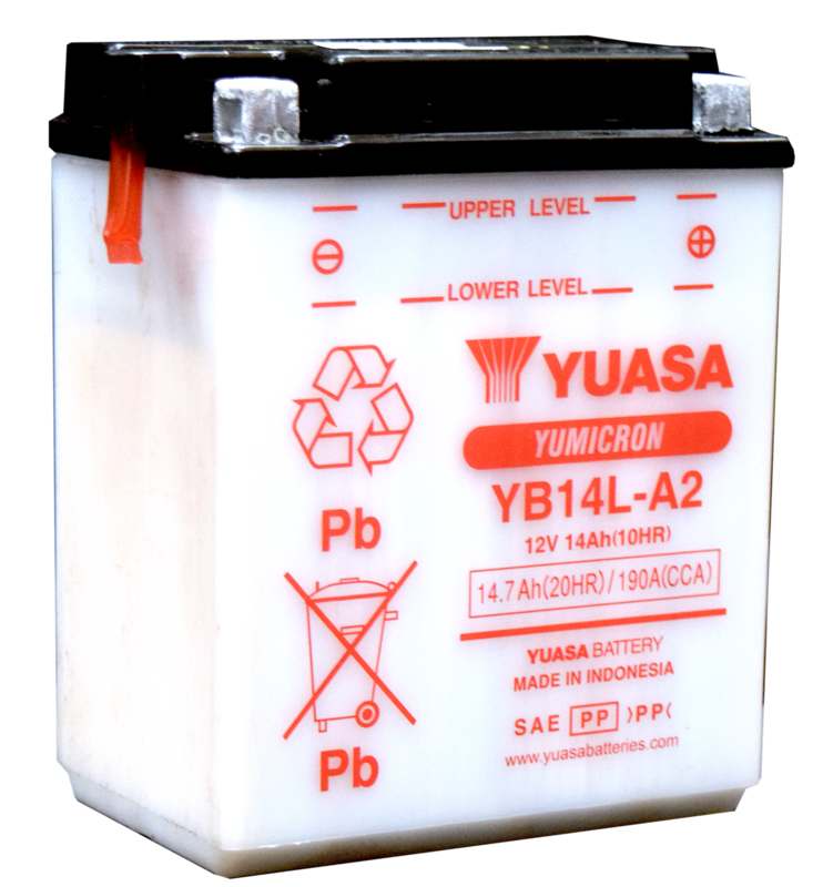 AKUMULATORS YUASA YB14L-A2 12V 14Ah YUMICRON