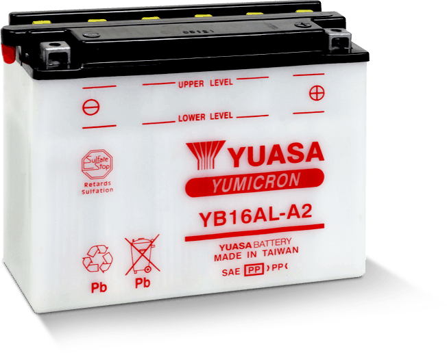 AKUMULATORS YUASA YB16AL-A2 12V 16Ah YUMICRON