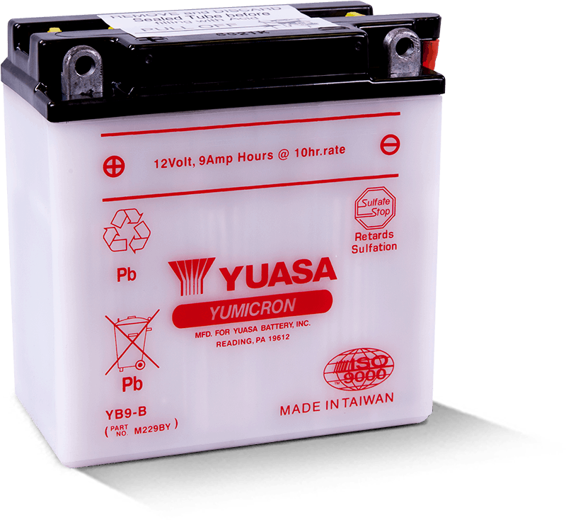 AKUMULATORS YUASA YB9-B 12V 9Ah YUMICRON