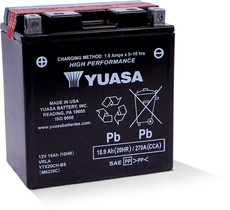 AKUMULATORS YUASA YTX20CH-BS 12V 18Ah MAINTENANCE FREE