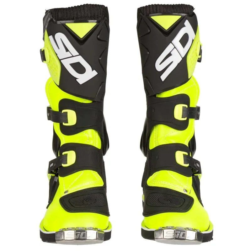 SIDI Junioru Zābaki FLAME BLACK/FLUO YELLOW
