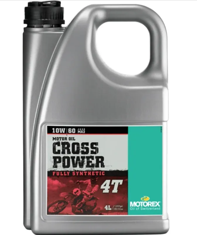 MOTOREX Dzinēja Eļļa CROSS POWER 4T SAE 10W60 MA2 4l
