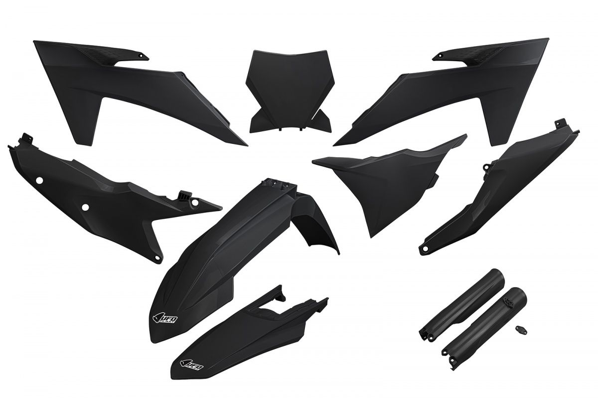 PLASTMASU KOMPLEKTS UFO KTM SX/SX-F &#39;23-24 MELNS