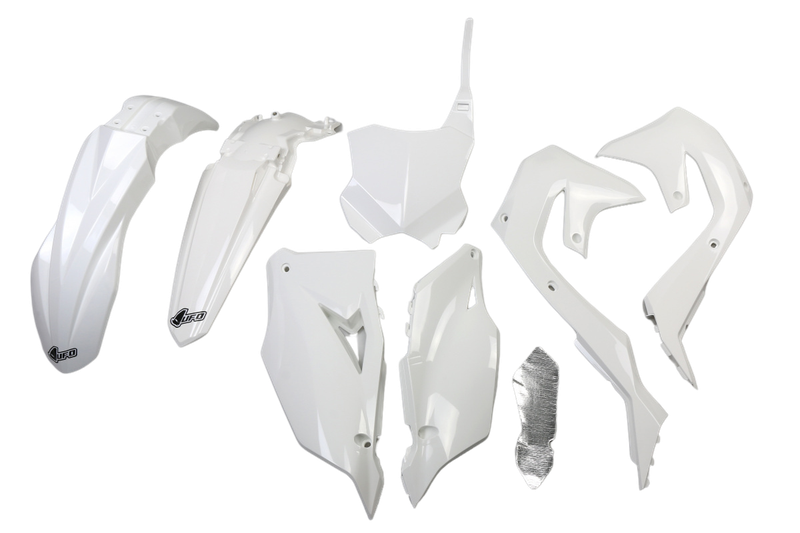 PLASTMASU KOMPLEKTS UFO KAWASAKI KXF250 '21-24 / KXF450 '19-23 BALTS