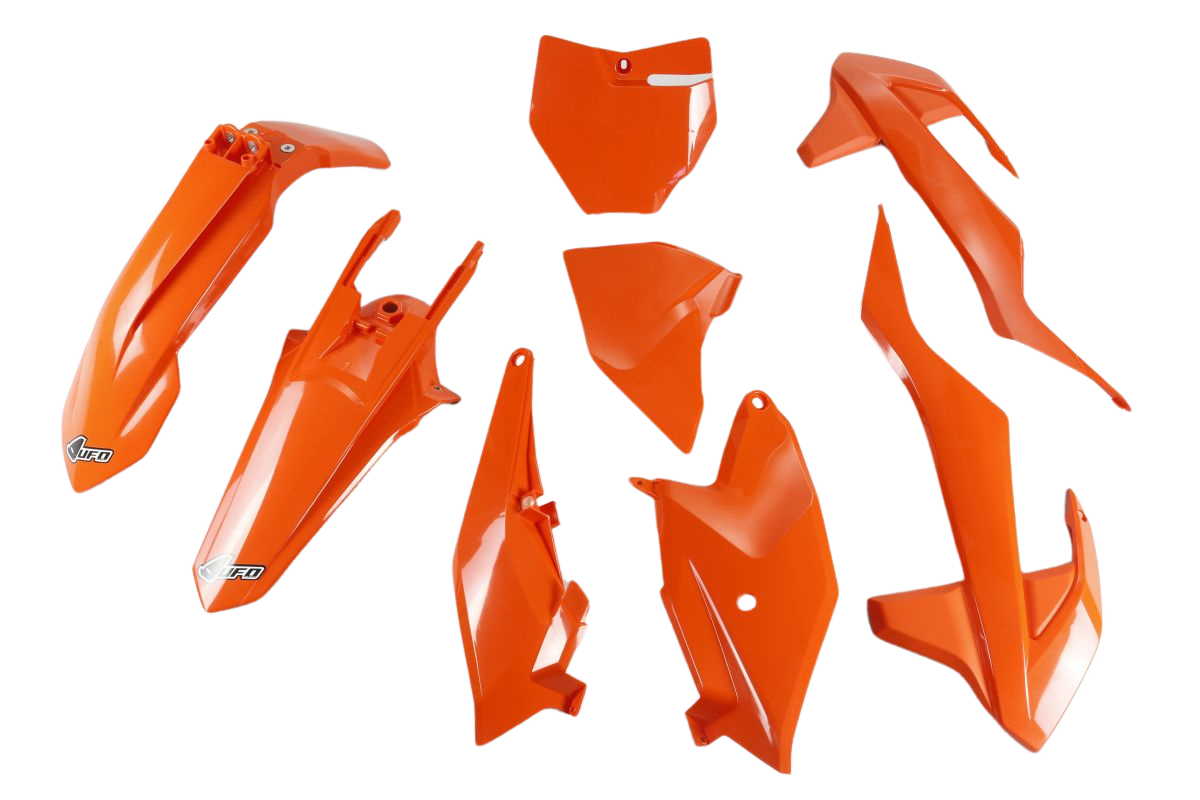 PLASTMASU KOMPLEKTS UFO KTM SX85 &#39;18-24 ORANŽS