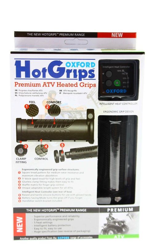 APSILDĀMIE ROKTURI OXFORD HOT GRIPS ATV