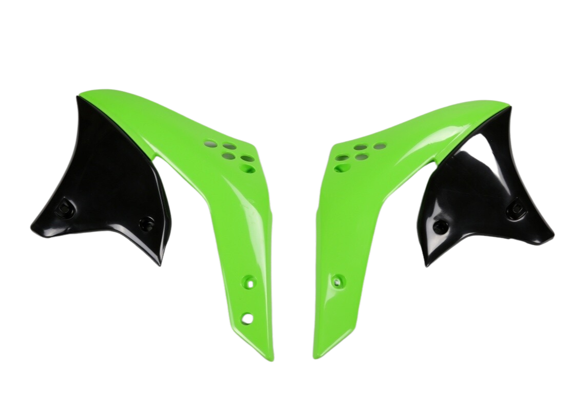 BĀKAS PLASTMASAS POLISPORT KAWASAKI KXF250 &#39;06-08 ZAĻAS/MELNAS