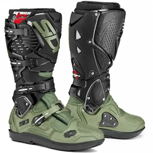 SIDI Zābaki CROSSFIRE 3 SRS ARMY/BLACK