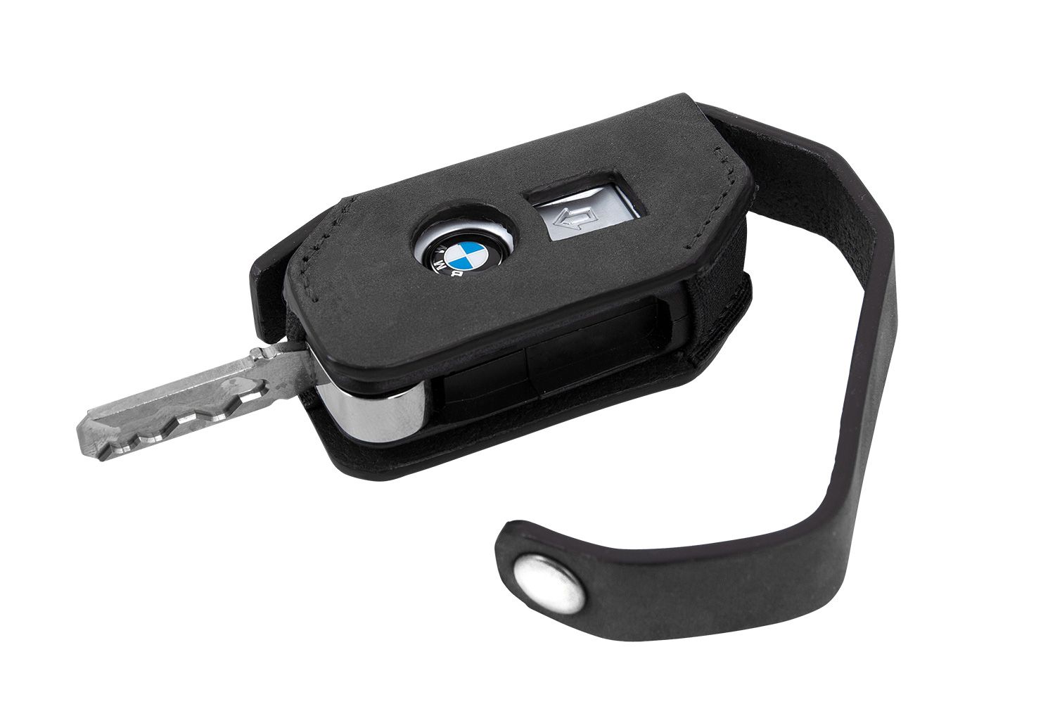 Wunderlich BMW Atslēgas Ietvars Melna Āda