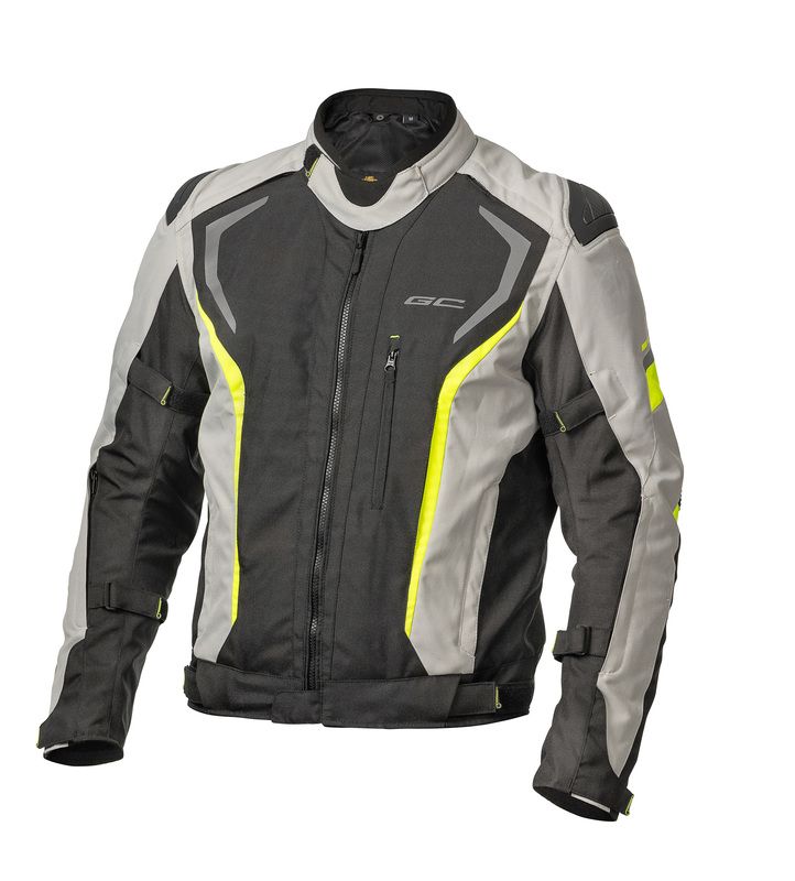 GC Vīriešu Jaka MALIBU Light Grey / Black / Yellow