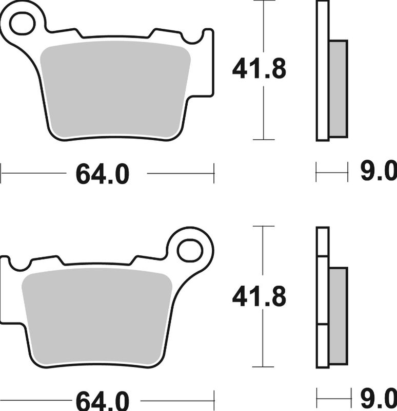 BREMŽU UZLIKAS AIZMUGURE BREMBO KTM / HUSQVARNA