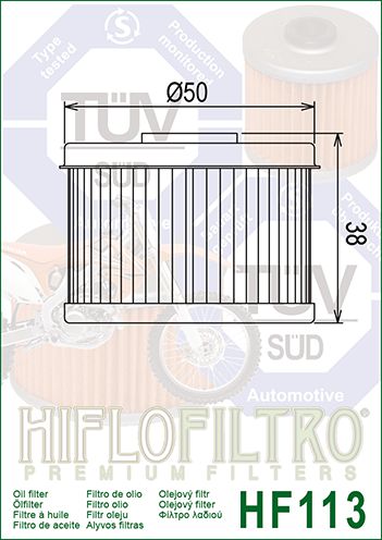 EĻĻAS FILTRS HF113