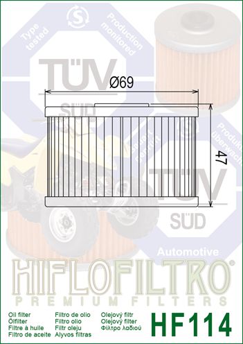 EĻĻAS FILTRS HF114