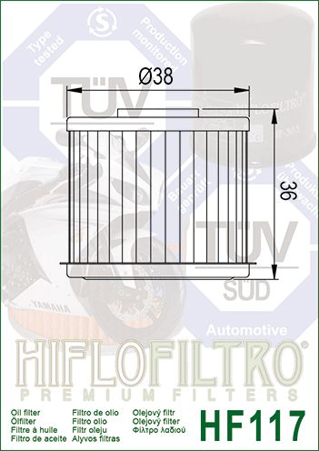 EĻĻAS FILTRS HF117