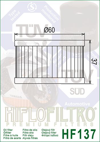 EĻĻAS FILTRS HF137