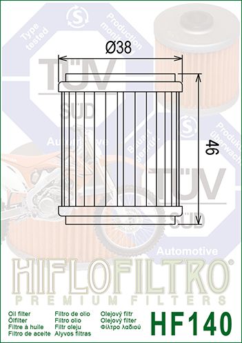 EĻĻAS FILTRS HF140