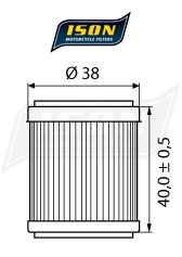 EĻĻAS FILTRS ISON HF141
