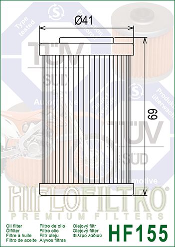 EĻĻAS FILTRS HF155