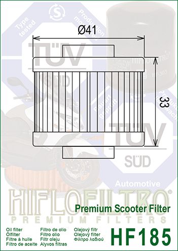 EĻĻAS FILTRS HF185