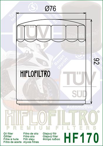 EĻĻAS FILTRS HF170B