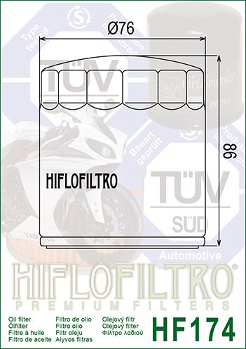 EĻĻAS FILTRS HF174C