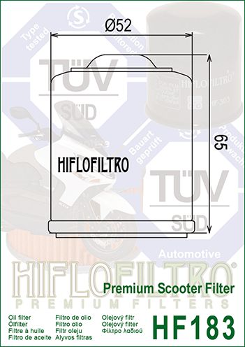 EĻĻAS FILTRS HF183