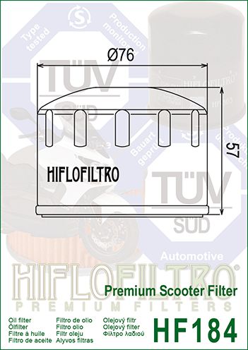 EĻĻAS FILTRS HF184