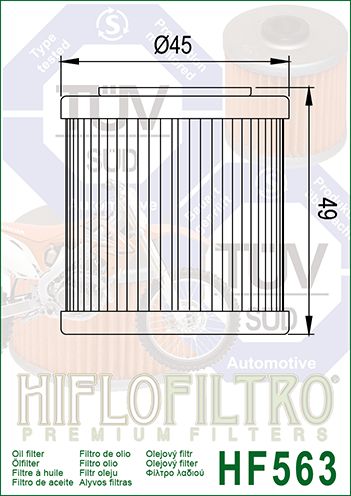 EĻĻAS FILTRS HF563