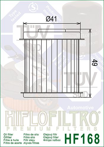 EĻĻAS FILTRS HF168