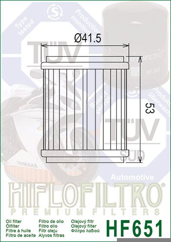 EĻĻAS FILTRS HF651