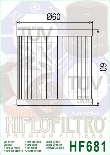 EĻĻAS FILTRS HF681
