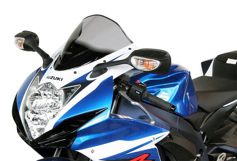VĒJSTIKLS MRA RACING SMOKE GREY SUZUKI GSX-R 600/750 '11->