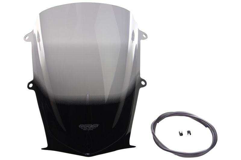 VĒJSTIKLS MRA RACING SMOKE GREY YAMAHA YZF R1 /M &#39;15-19