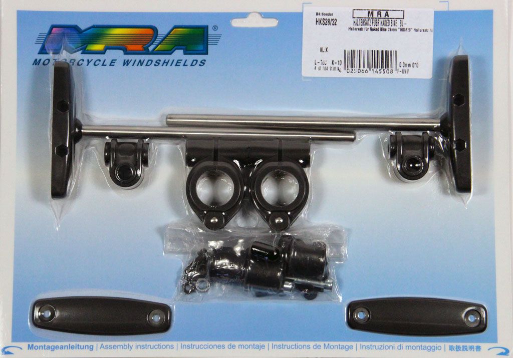 VĒJSTIKLA MONTĀŽAS KOMPLEKTS MRA HKS28/32 SUZUKI VZR 1800 / YAMAHA XV 1900