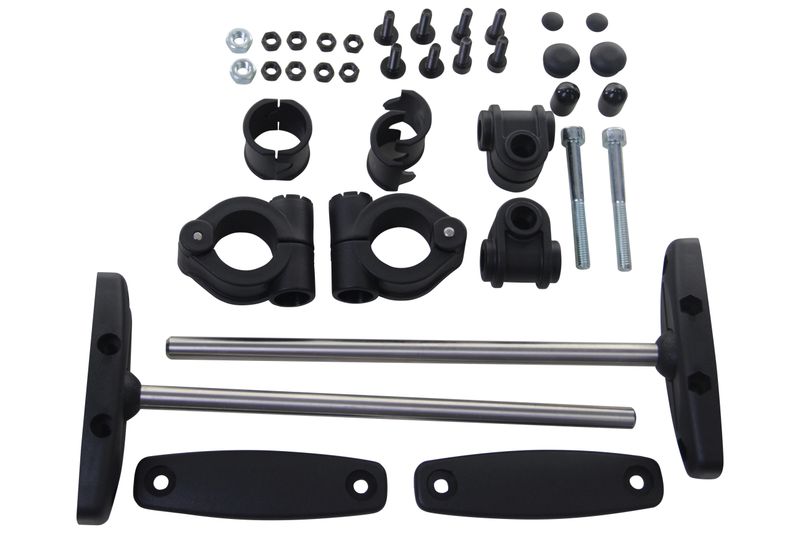 VĒJSTIKLA MONTĀŽAS KOMPLEKTS MRA HK VARIO-TOURING NAKED BIKE 22/25mm