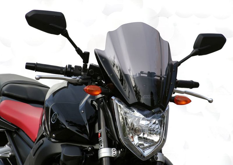 VĒJSTIKLS MRA RACING NAKED BIKE SMOKE GREY