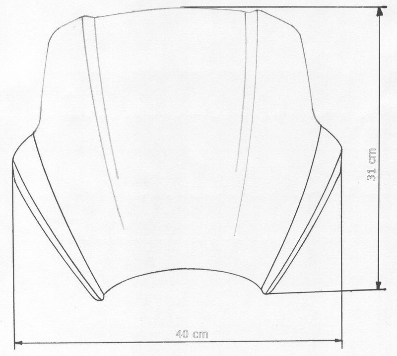 VĒJSTIKLS MRA SPEED SCREEN NAKED BIKE SMOKE GREY