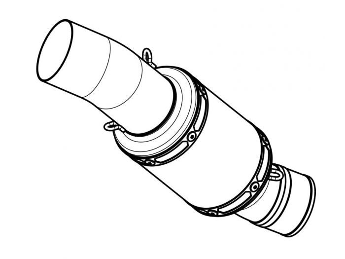 Akrapovič Track Day Link Pipe (Titanium) Aprilia RSV4 2021-2024