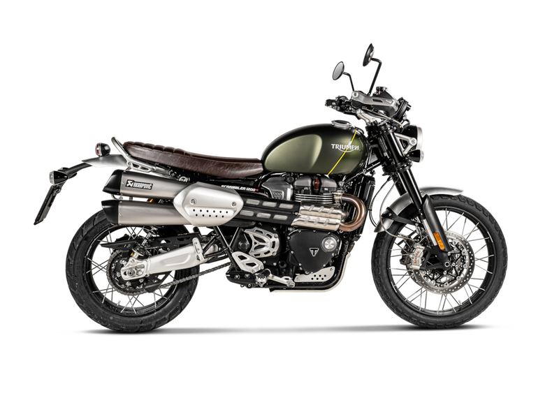 Akrapovič Slip-On Line (Titanium) Triumph Scrambler 1200 2019-2020