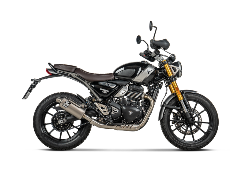 Akrapovič Slip-On Line (Titanium) Triumph Scrambler 400 X 2023-2024