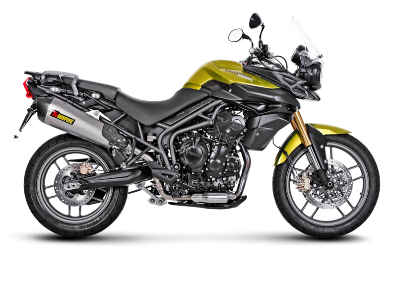 Akrapovič Slip-On Line (Titanium) Triumph Tiger 800 XC/XR/XRx/XCx/XRT/XCA 2011-2016