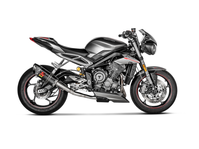 Akrapovič Slip-On Line (Carbon) Triumph Street Triple 765 S / R / RS 2017-2019