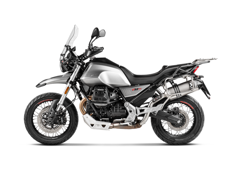 Akrapovič Slip-On Line (Titanium) Moto Guzzi V85 TT 2019-2024