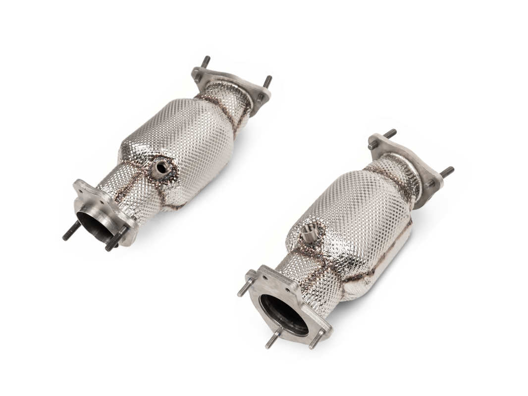 Akrapovic Link Pipe Set w Cat (SS) Chevrolet Corvette Stingray (C8) 2020-2025