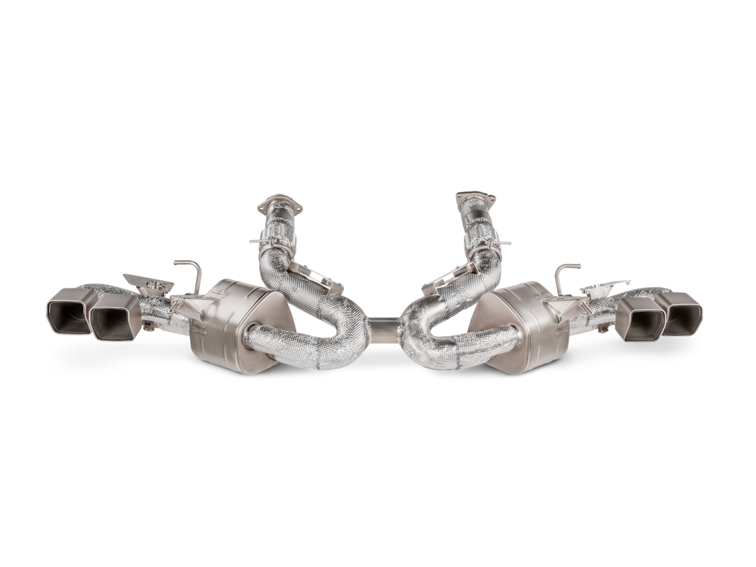Akrapovic Slip-On Line (Titanium) Chevrolet Corvette Stingray (C8) - OPF/GPF 2020-2025